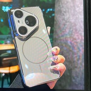 Sleek Silver Smartphone Case